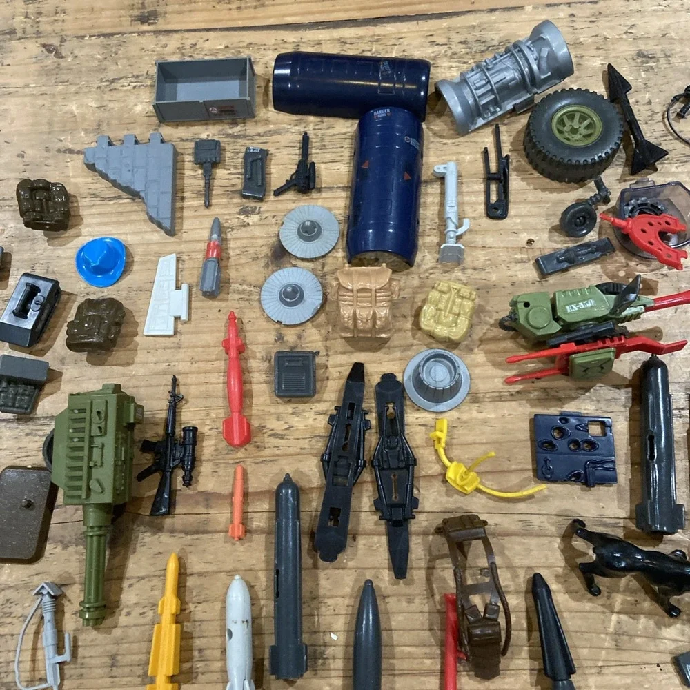 Vintage‎ Hasbro 1983-1987 G.I. Joe Lot Vehicles And Parts - Not Complete